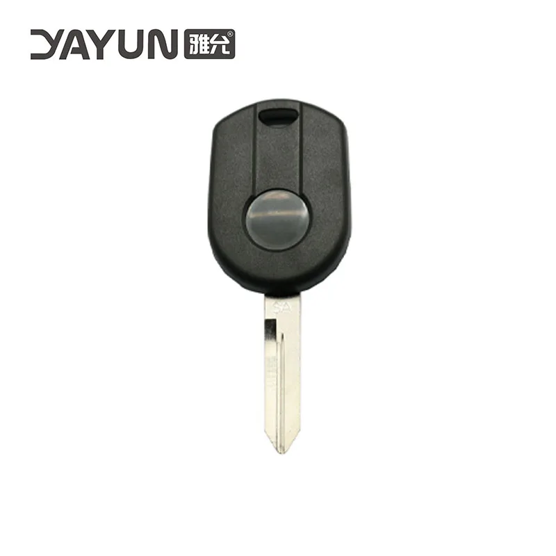 Cangkang Kunci Mobil Remote Transponder YAYUN AKFDS232 3+1 Tombol Tanpa Potongan Bilah Kunci Kosong H75 Untuk Ford