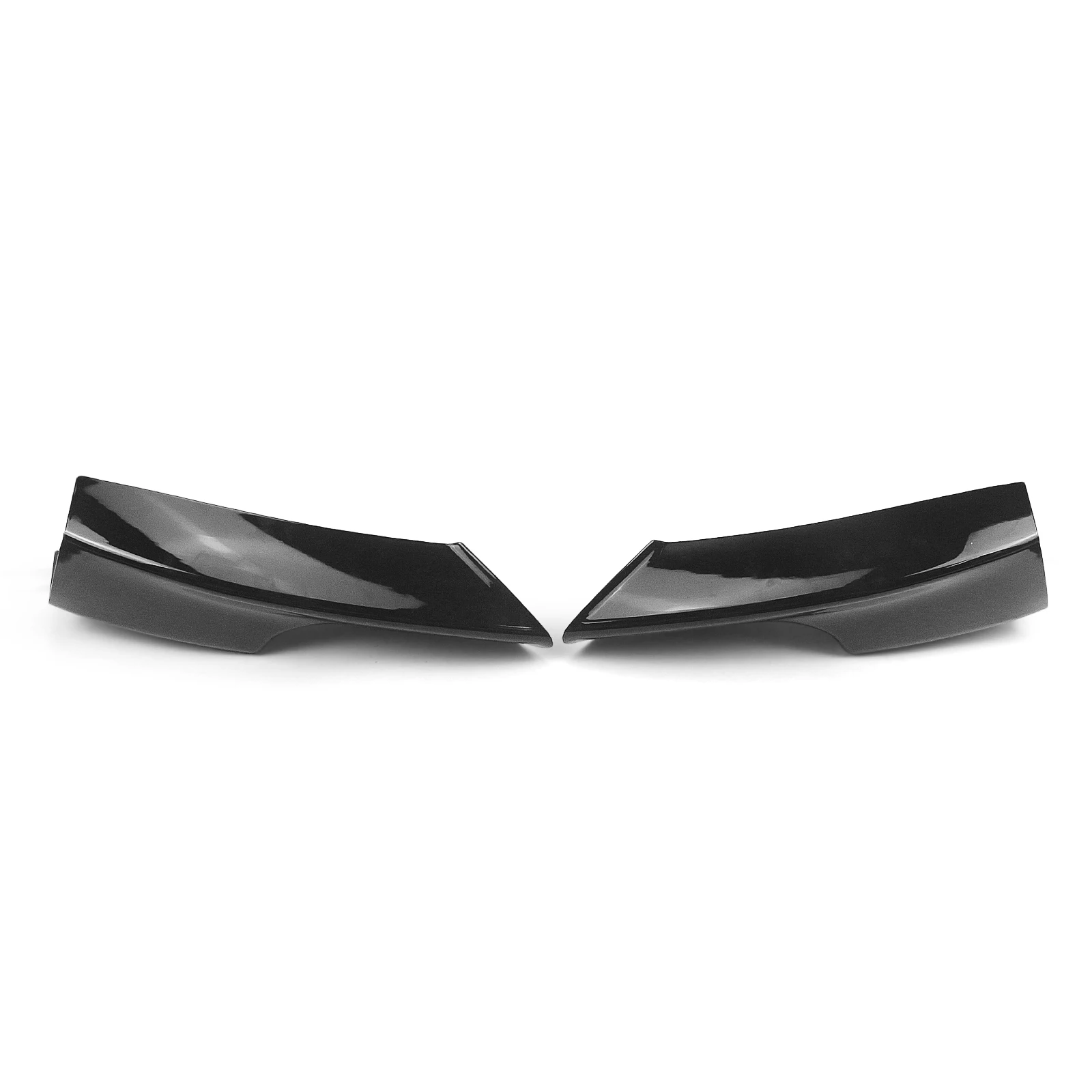 Front Bumper Spoiler Lip For BMW E90 E92 E93 M3 2007-2013 Coupe Sedan Gloss Black/Carbon Fiber Look Car Lower Splitter Protector - view 5
