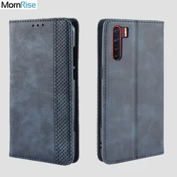 For OPPO A91 / F15 / Reno 3 Case Book Wallet Slim Magnetic Leather Flip Cover Card Slot Stand Soft Cover Luxury Phone Bags