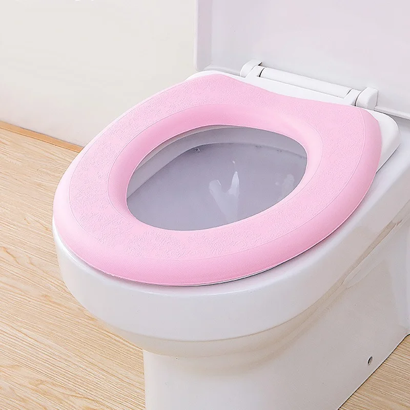 Toilet Cover Bathroom Toilet Seat Waterproof Toilet Seat Pad for Home Decor Closestool Mat Seat Case Toilet Lid Accessories