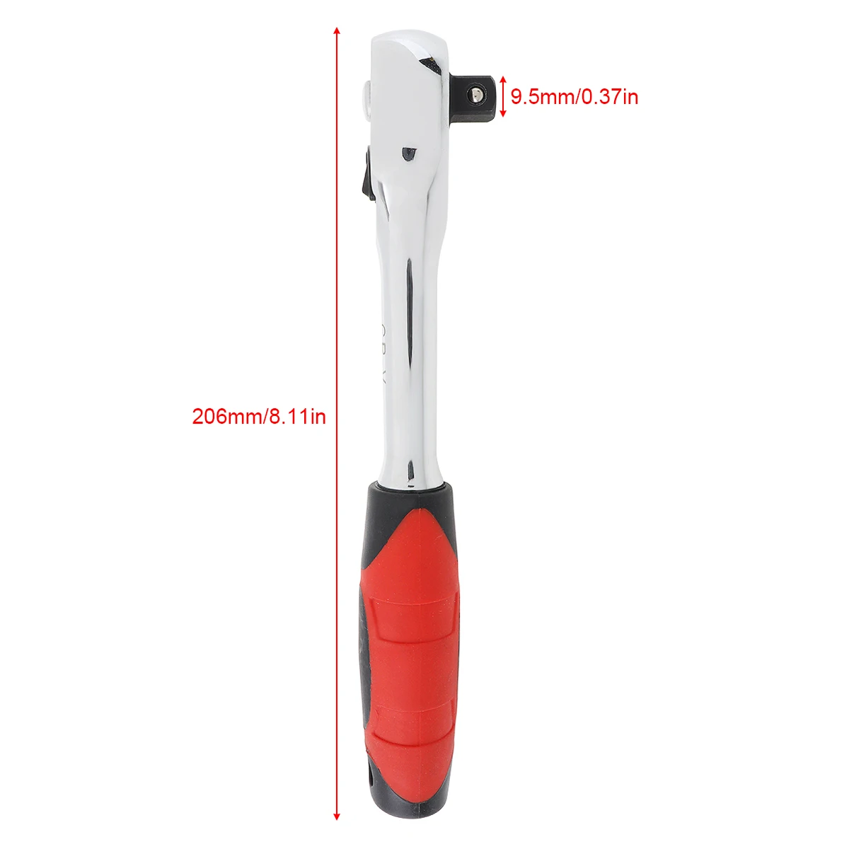 1 pz 3 / 8 "chiave a cricchetto in acciaio rapido in acciaio con 72 denti strumento universale per la riparazione della mano della chiave a bussola del veicolo