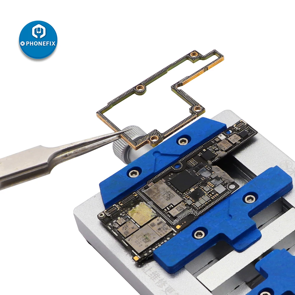 MJ Interposer for iPhone X XS XSMAX ، إطار لوحة ، طبقة متوسطة مزدوجة مكدسة ، إطار فاصل BGA Reballing