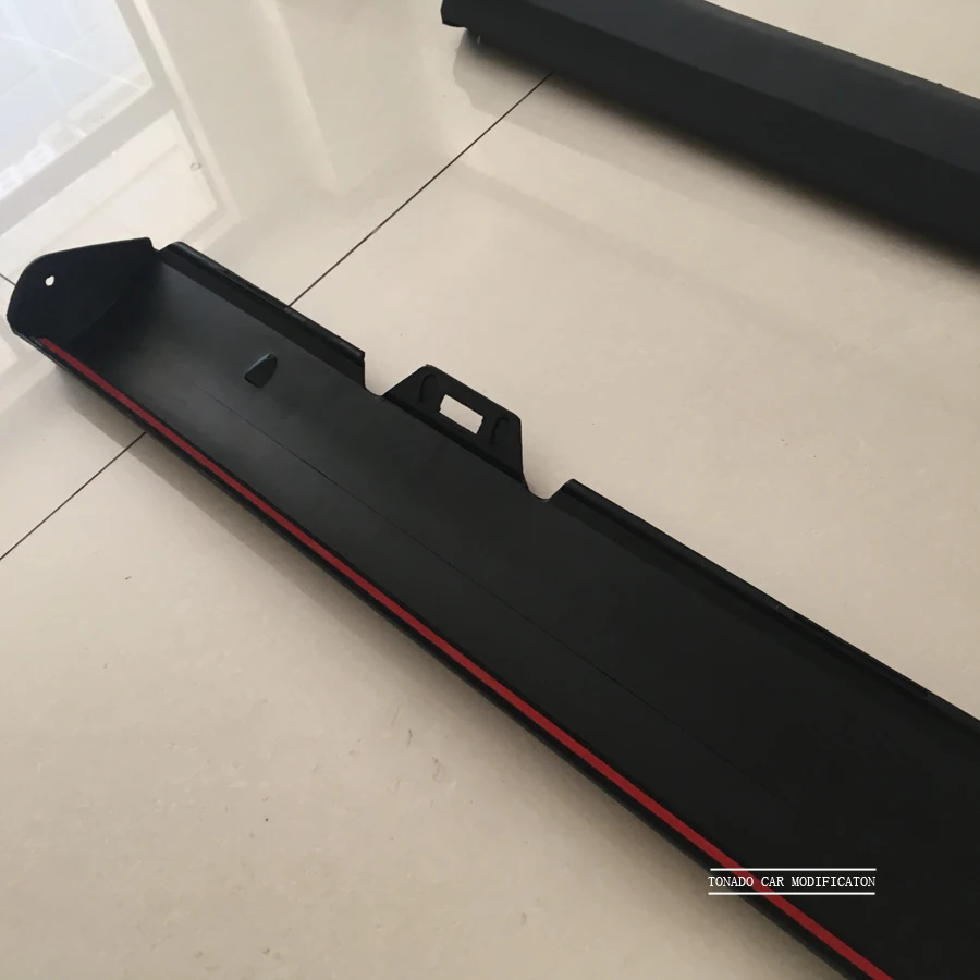 GOLFLIATH R32 styling PP unpainted car side skirt bodykit apron for VW golf MK5 2005-2009