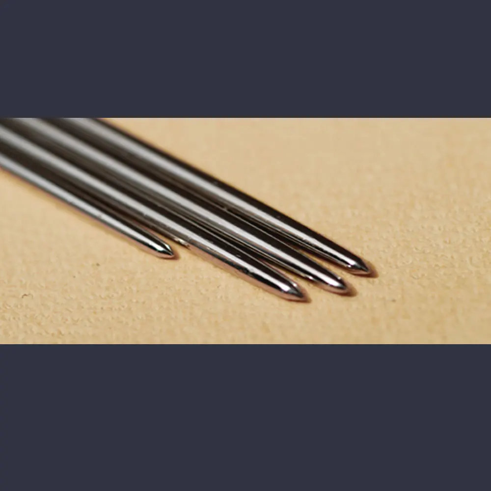 25 pcs bag Round pointed Needle Leather Hand Sewing 4 Size Leather craft Sewing Accessories stitches John James Saddler Needles