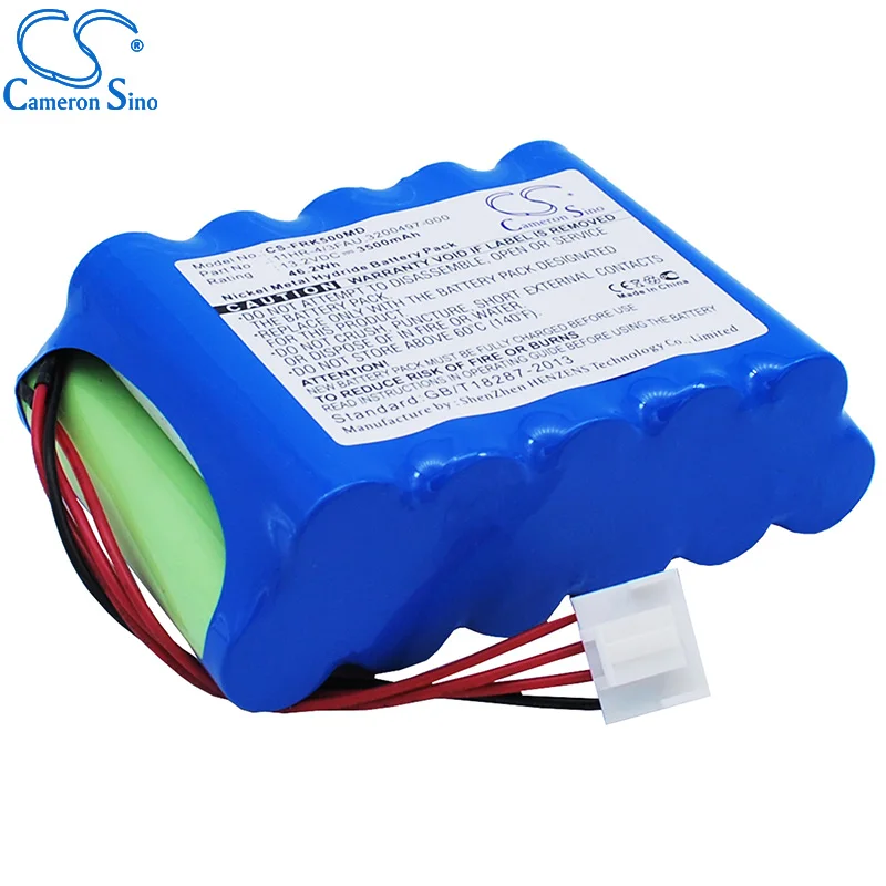 بطارية CameronSino لـ Fujikura FSM-50S 50R 60S 60R تناسب Fujikura 11HR-4/3FAU بطارية بديلة طبية 3500 مللي أمبير/46.20 وات في الساعة باللون الأزرق