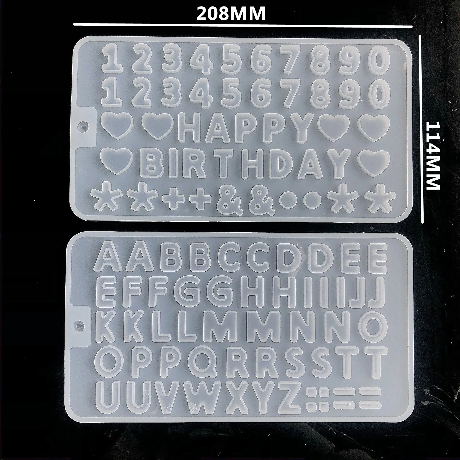 DIY Letters Resin Epoxy Resin Mold High Mioor 26 English Alphanumeric Decoration Jewelry Mould For Resin Handmade Casting Art