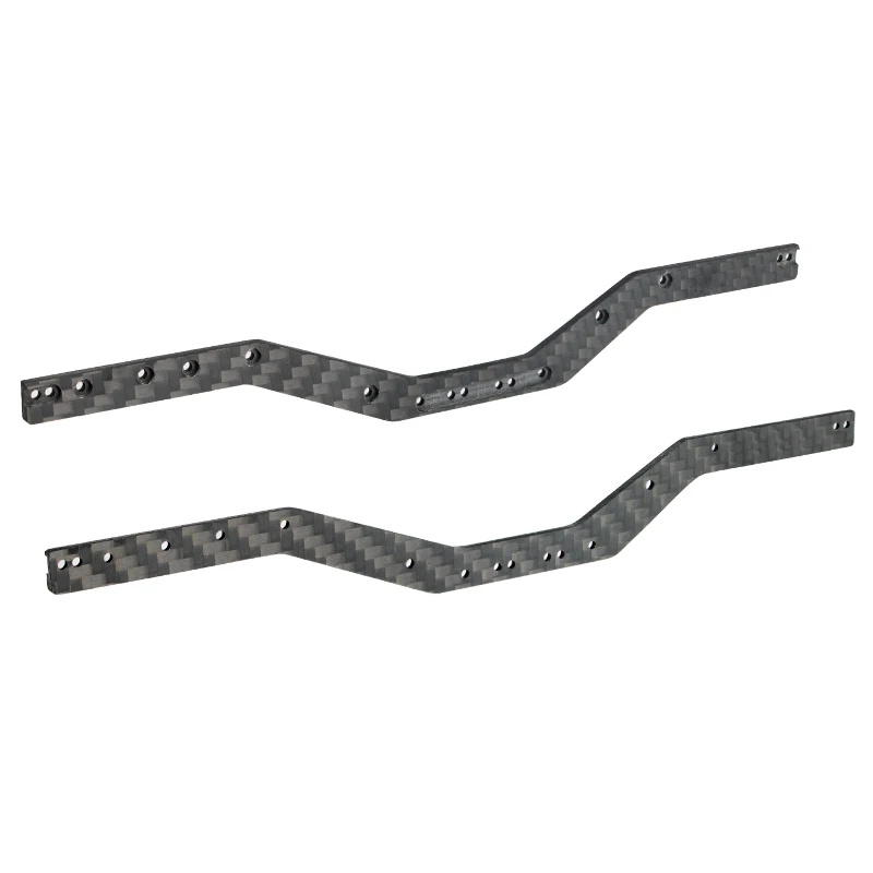 

KYX Racing Carbon Fibre Chassis Main Frame Rail Upgrades Parts Accessories for 1/24 RC Crawler Car Axial SCX24 AXI90081