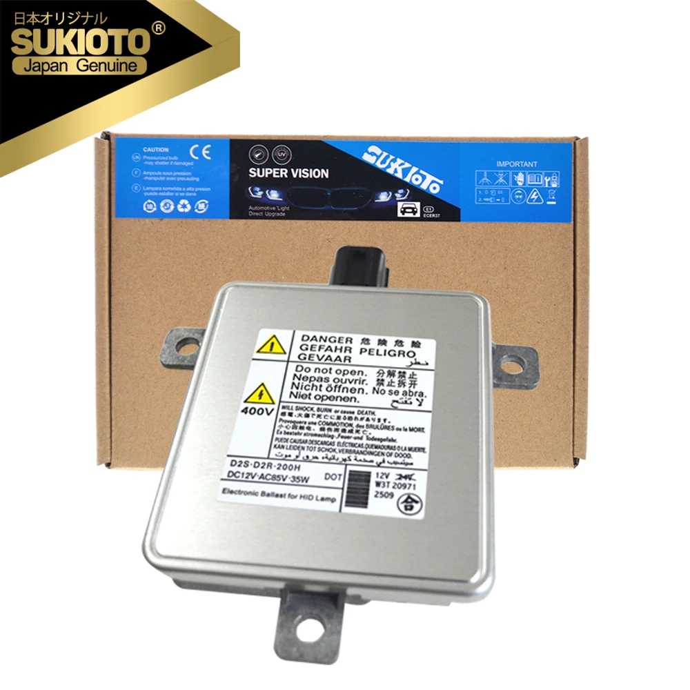 

Японская ксеноновая HID фара SUKIOTO D2S D2R балласт для замены для Mitsubishi ACURA HONDA MAZDA W3T19371 W3T16271 W3T20671 W3T20971