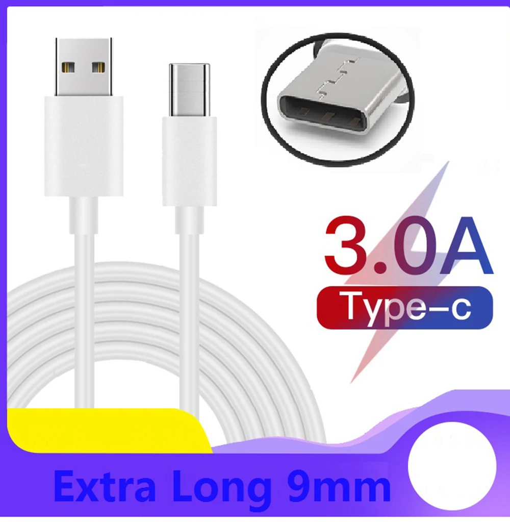 Cable Usb-Type-c Fast Charging Cabel For Blackview P10000 BV9500 BV5900 BV9000 BV7000 Pro For Oukitel K5000 Pro K6 K10