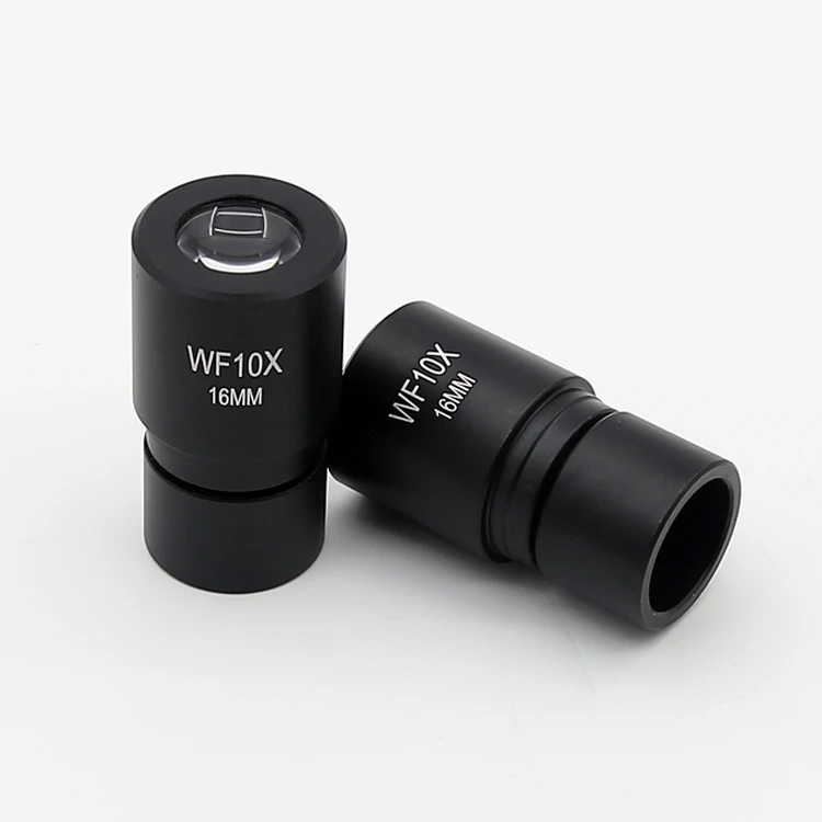 Lente ocular de gran angular para microscopio biológico, lente DE ÁNGULO AMPLIO DE 10x16x con tamaño de montaje de 23,2mm, 1 piezas
