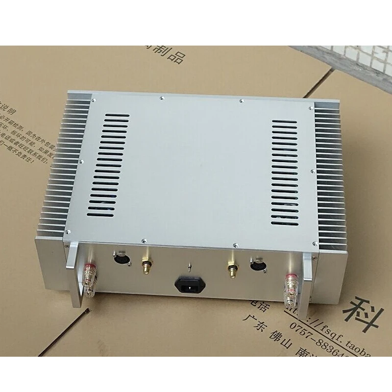 DIY All-aluminum Power Amplifier Chassis BZ4312A2 with Radiator Case Amplifier Enclosure Audio Shell  430*310*120mm