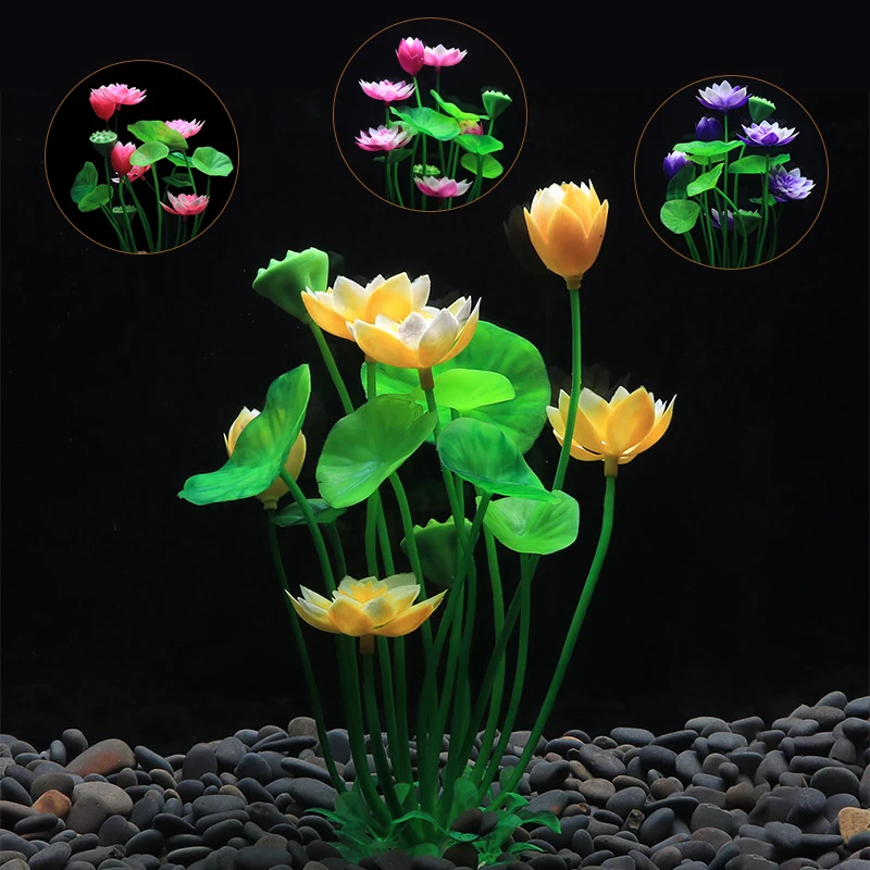 

1PC Aquarium Plants For The Fish Tank Aquarium Decor Plastic Fish Pet Supplies Artificial Grass Aquarium Decoration