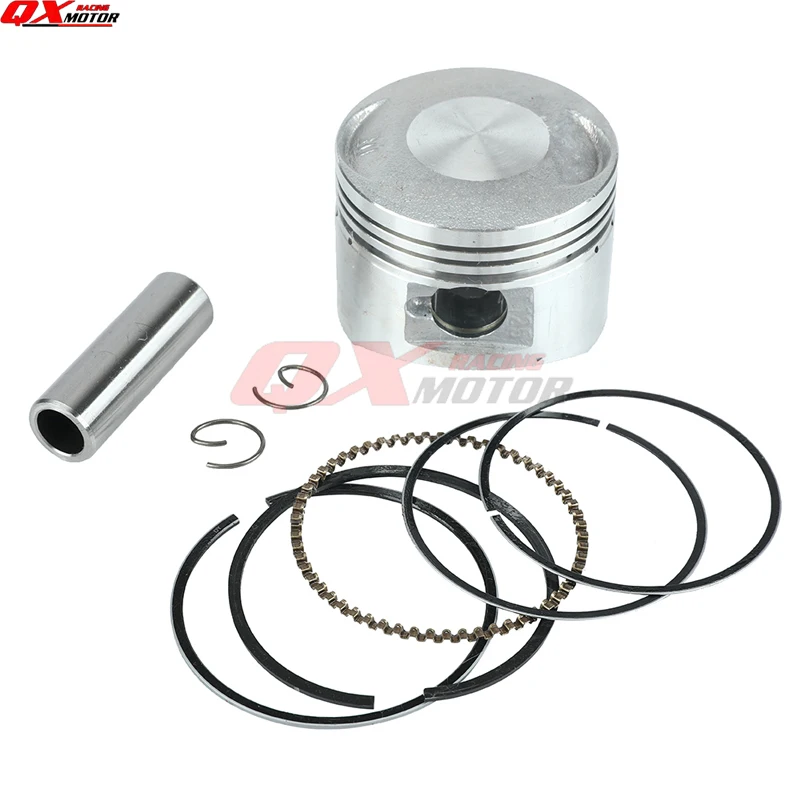 125cc Motorcycle 52.4mm Bore Steel Cylinder Piston Gasket kit For Lifan 1P52FMI Horizontal Engines Dirt Pit Bike Monkey Bike ATV