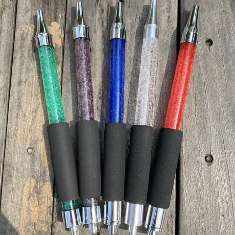 37CM Hookah Cool Ice Gel Handle Quick Freeze Shisha Mouthpiece with Sponge Suit Any Silicone Hose Narguile Sheesha Chicha