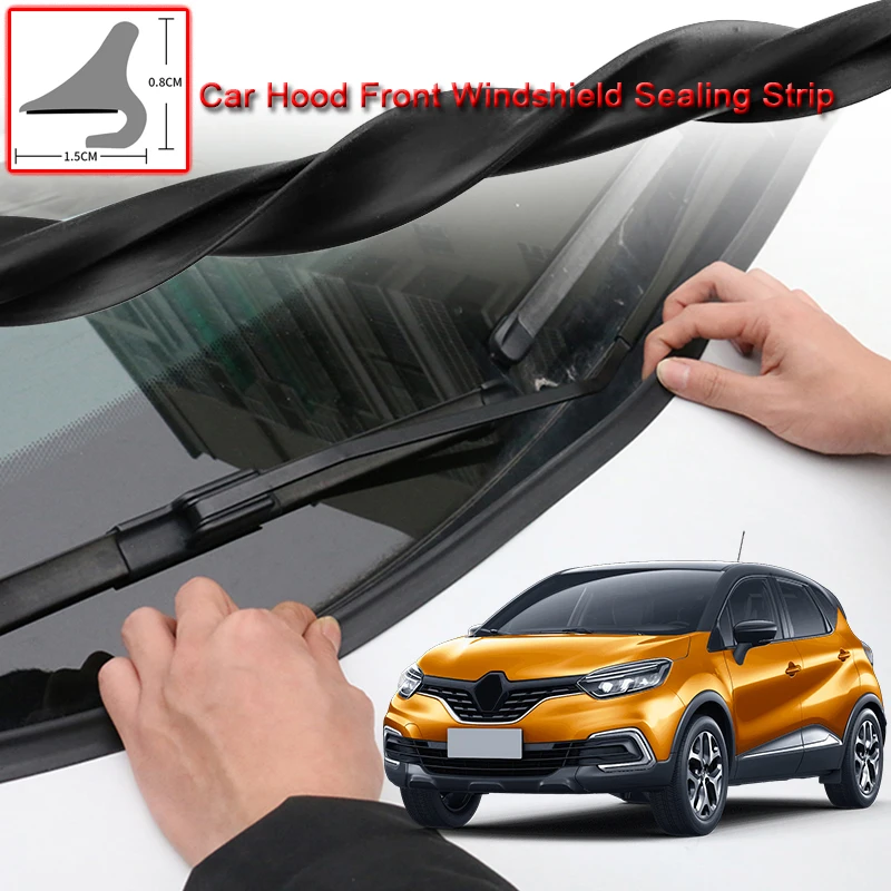 

For Renault Captur 2014-2020 Car Seal Strip Windshied Spoiler Filler Protect Edge Weatherstrip Strips Sticker Auto Accessories