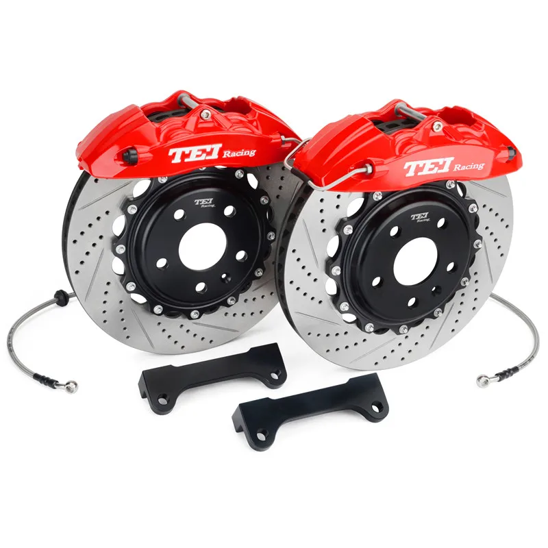 TEI Racing Caliper Kit Big Brake Kit 4 Pot Caliper Front Wheel 18Inch Forged Brake For KIA K5 OPTIMA 2010-2019