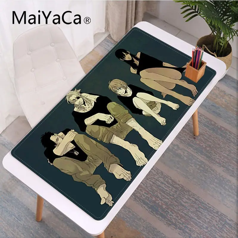 MaiYaCa Gangsta anime6 High Quality Customized laptop Gaming mouse pad Size for CSGO Game Player Desktop PC Computer Laptop