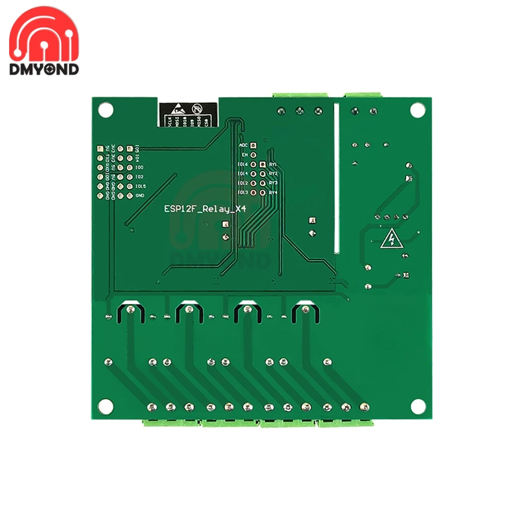 ESP8266 4 Channel WIFI Relay Module ESP-12F Development Board For IOT Smart Home Phone APP Controller WIFI Remote Control Switch