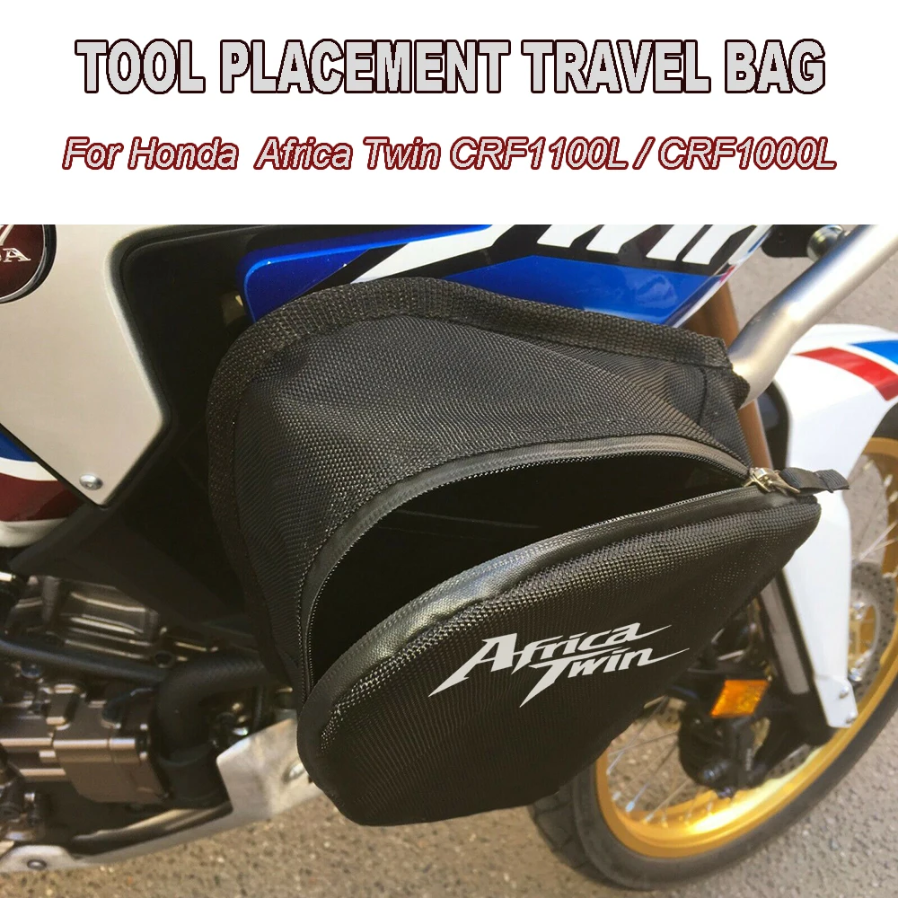 

Motorcycle Frame Crash Bars Waterproof Bag Repair Tool Placement Bags For Honda CRF1000L Africa Twin CRF1000L Adventure Sports