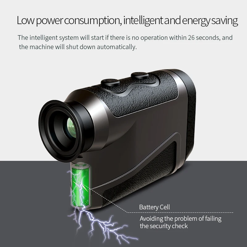 Imagem -04 - Nohawk-laser Monocular Lazer Range Finder Meter Rangefinder para Golf Caça Construção Pesca Tower Crane Observação