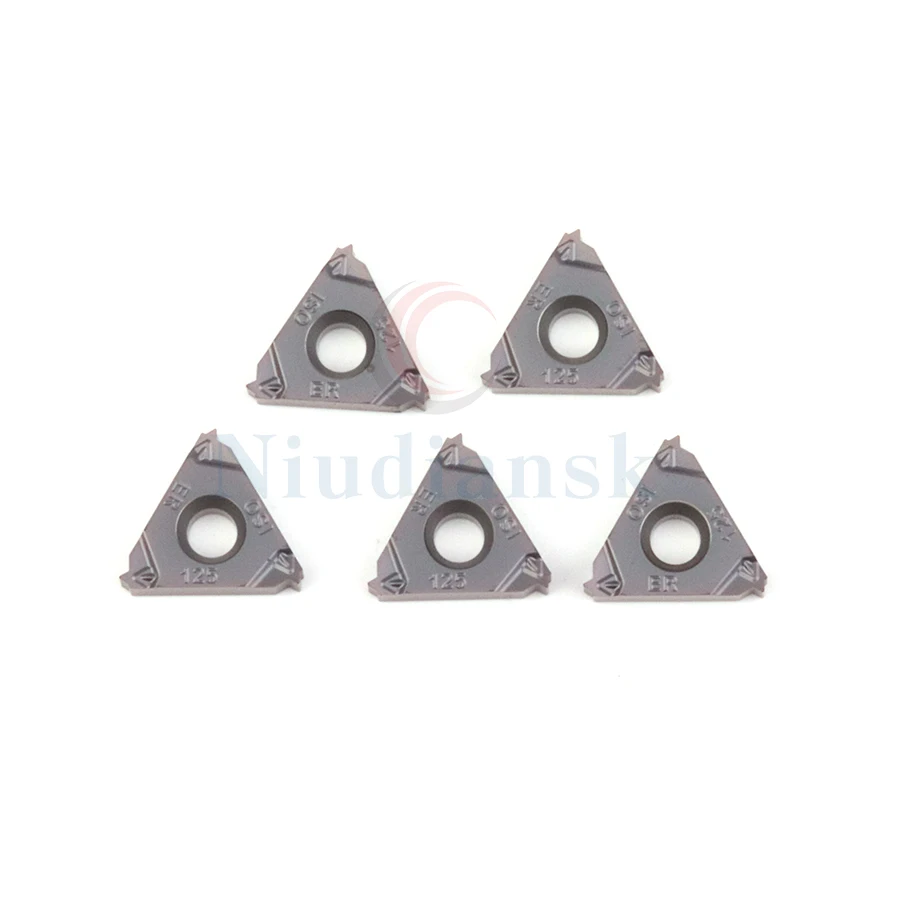 10Pcs 16ER 100ISO 16IR 200ISO Carbide Draaibank Draaien Insert Geschikt Voor Algemene Bewerking Van Staal Roestvrij Staal En Gegoten ijzer
