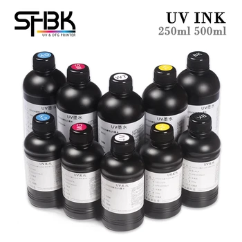 250 مللي أو 500 مللي UV DTF الحبر لإبسون R1390 R2000 R1900 T50 L805 L800 L1800 ل DX4 DX5 DX6 DX7 TX800 XP600 رأس الطباعة الحبر الصلب للأشعة فوق البنفسجية