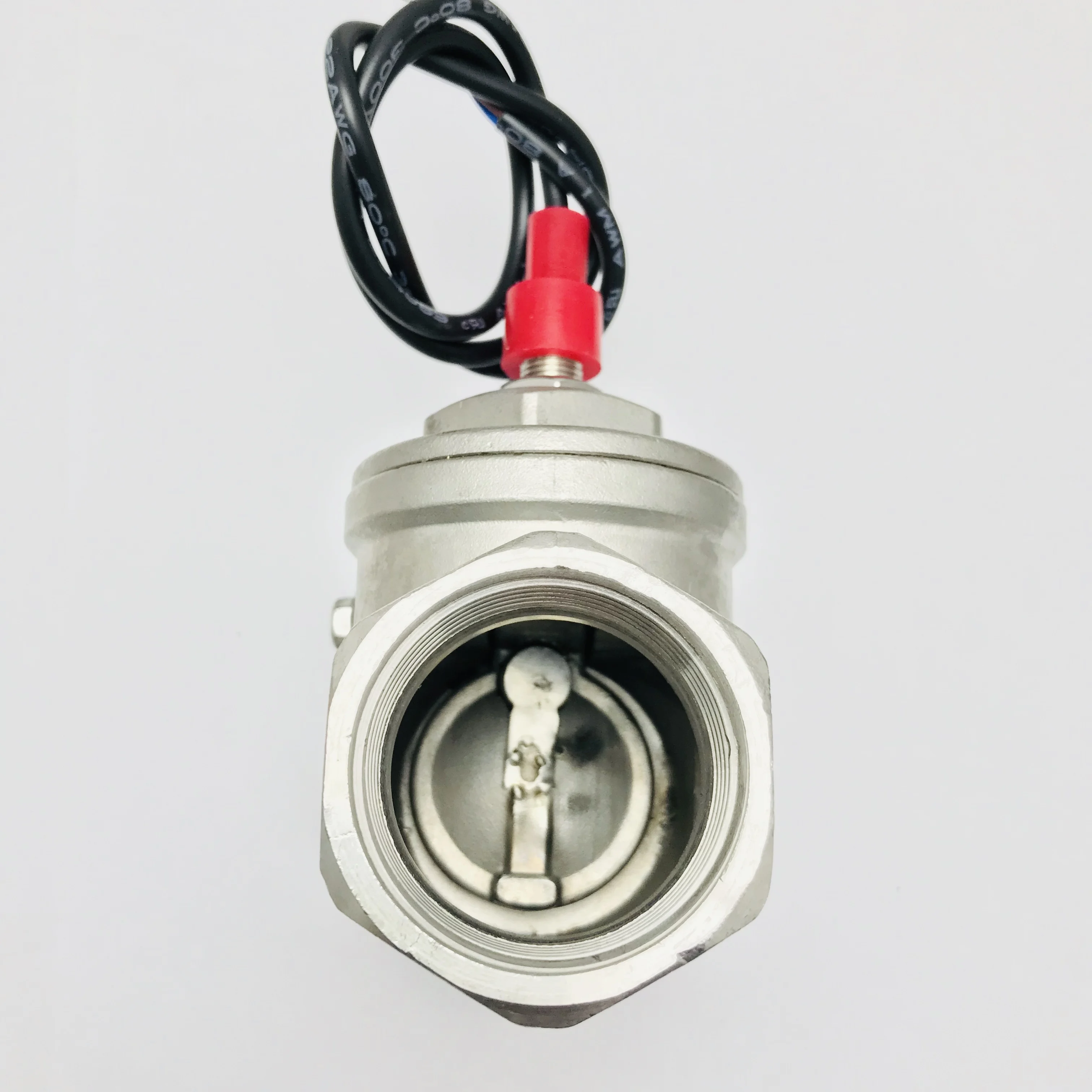 Tipo interruptor do sensor de fluxo do defletor, interruptor de lingüeta, SUS304, USB-FS141TS, 8.5-100L pelo minuto, C.C. 250V, 70W, fio 2