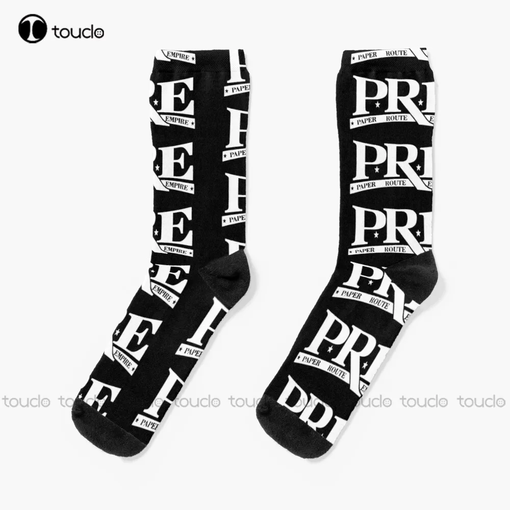 Young Dolph Pre Paper Route Empire Rip Hip Hop Socks High Socks Christmas New Year Gift Unisex Adult Teen Youth Socks Funny Sock