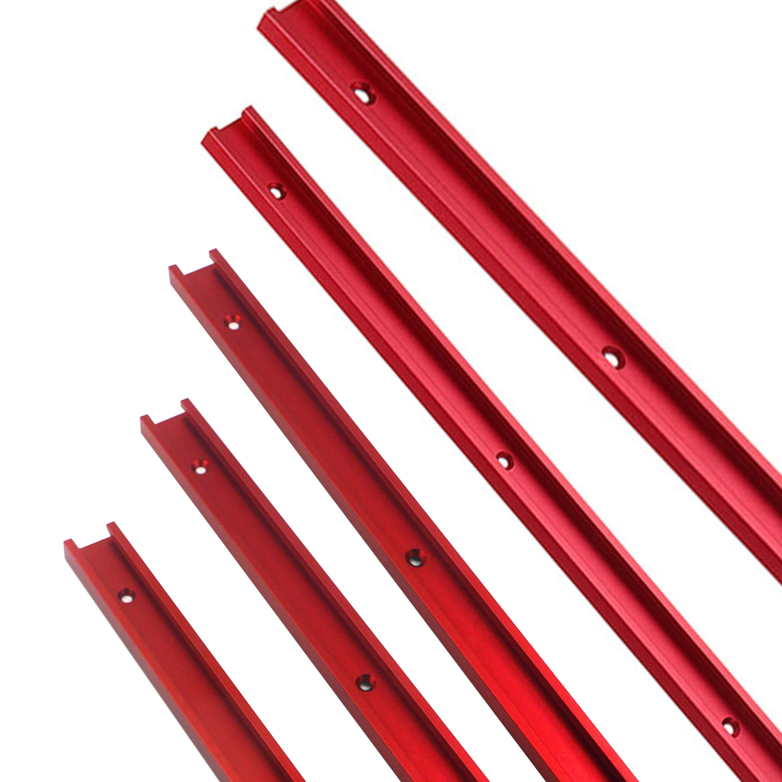 300-800 mm Aluminium alloy T-tracks Model T slot and Standard Miter Track Stop Woodworking Tool for workbench Router Table