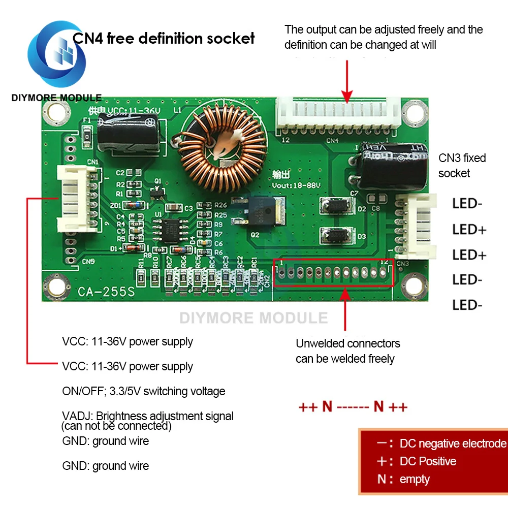 10-48 inch LED LCD TV Backlight CA-255S Constant Current Board Boost driver Inverter board CA-255 Universal 10-42 inch LED LCD