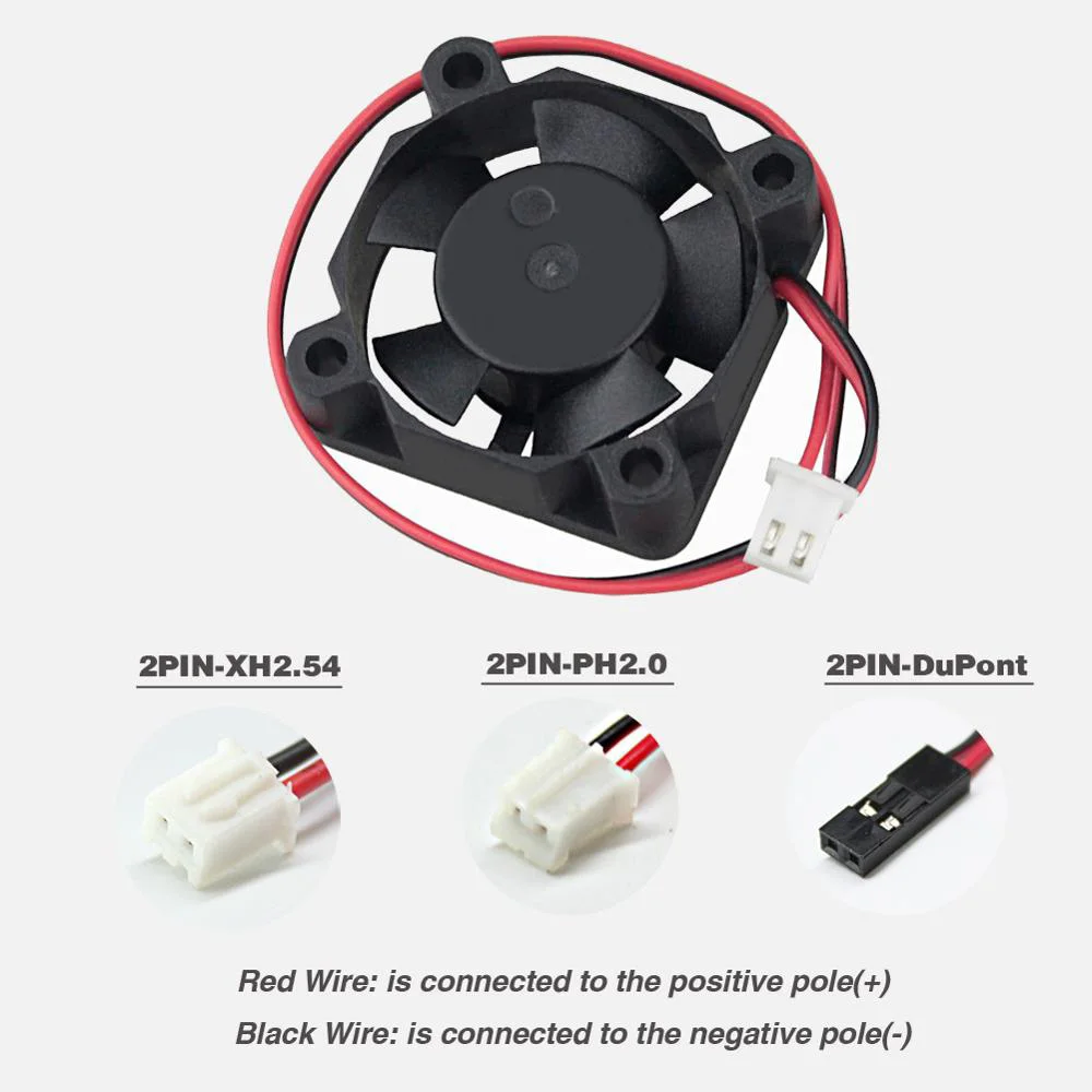 Younuon ตลับลูกปืน2ชิ้น, DC 24V 12V 5V 3ซม. 30x30x10มม. 3010พัดลมทำความเย็นพัดลม USB ไร้แปรงถ่าน