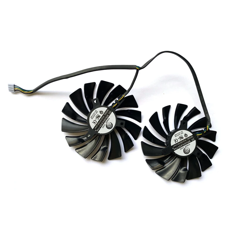 NEW 95MM 2PCS PLD10010S12HH 4PIN Cooling Fan  MSI R7 370 MSI-r7-370-gaming Video VGA Cards Video Card Fan Graphics Card Fans