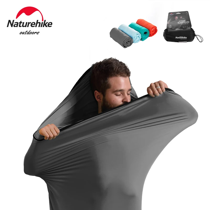 Naturehike Sleeping Bag Liner Ultralekki przenośny prześcieradło Outdoor Travel Business Trip Wysoka elastyczność Mummy Sleeping Bag Liner