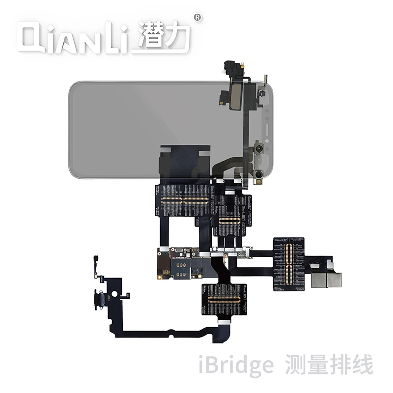 Qianli-Cable de prueba iBridge para reparación de cámara trasera, pantalla táctil de fallo de placa base, para teléfono XSMAX X 8P 8G 7P 7 6SP 6S 6P 6
