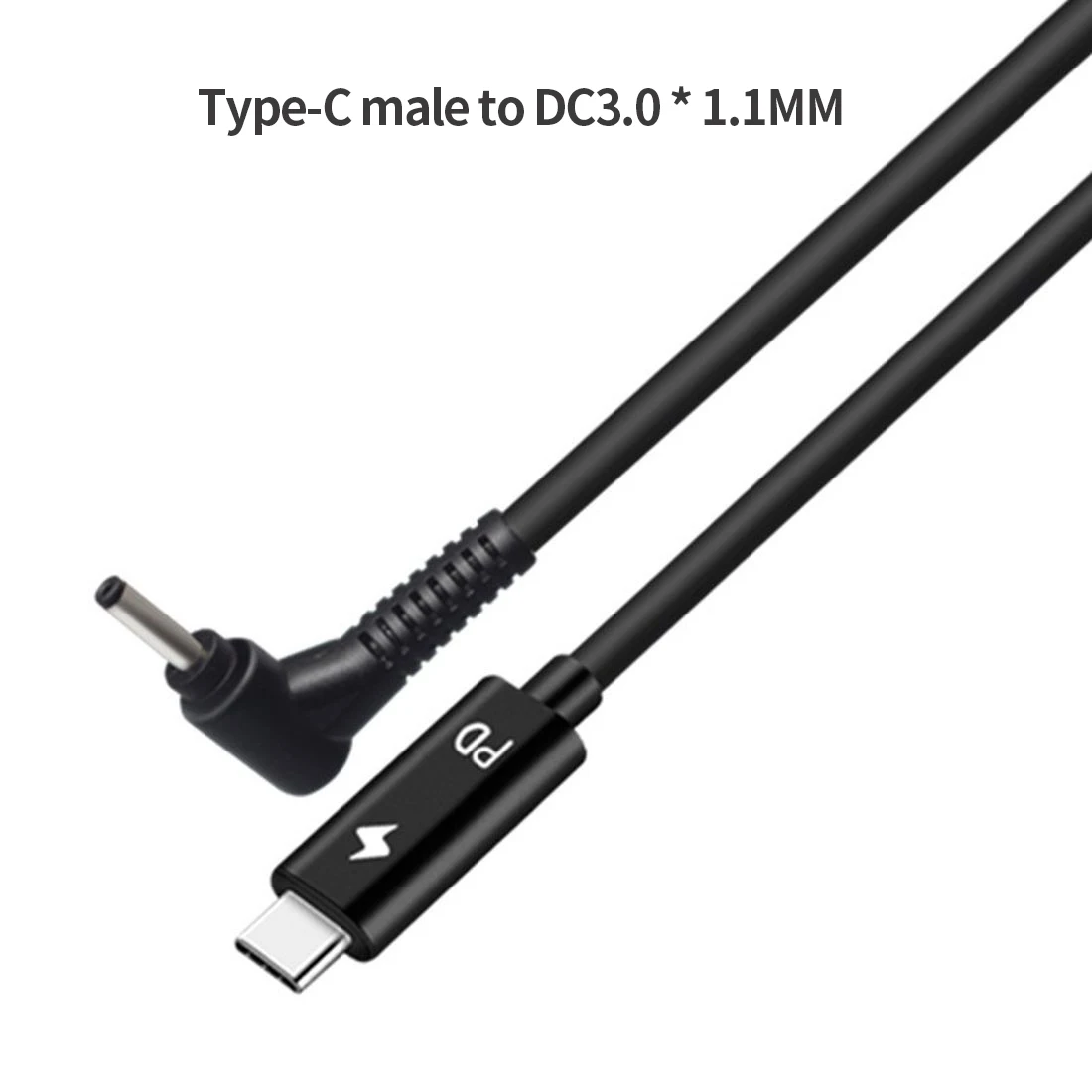 نوع C إلى تيار مستمر 3.0x1.1 3.0*1.1 مللي متر ذكر التوصيل محول USB-C PD شحن كابل الحبل لشركة أيسر أسباير محمول محول الطاقة الكمبيوتر المحمول