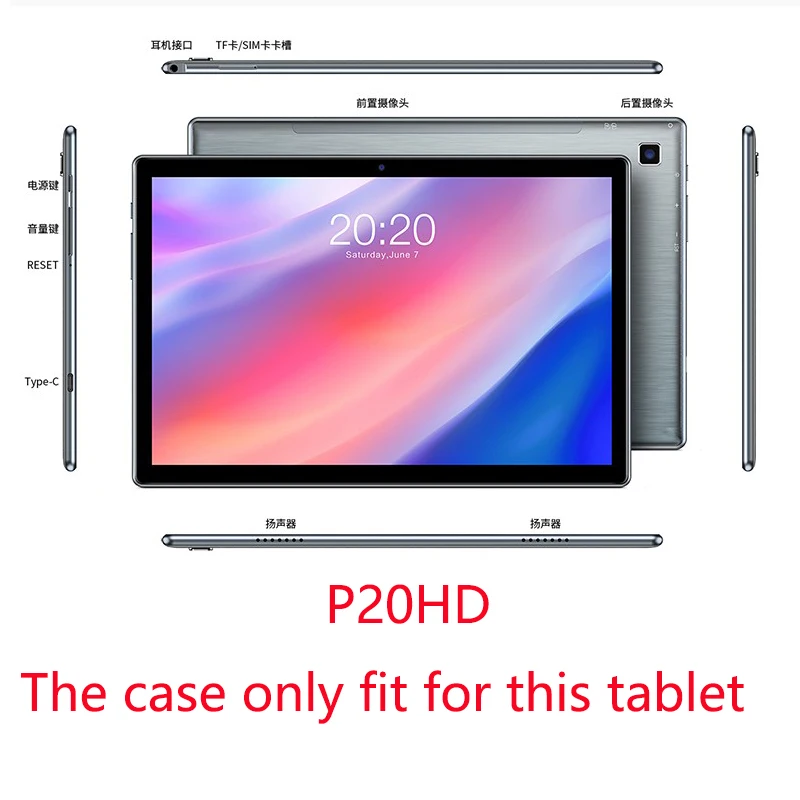 New TPU Plastic Shell Case For Teclast P20HD 2020 Tablet 10.1inch Anti-collision Protection Cover Case For Teclast M40pro M40