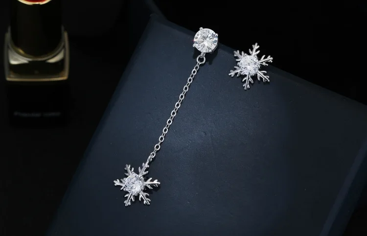 REETI 925 sterling silver snow Stud Earrings for Women Elegant Wedding Jewelry pendientes mujer moda 2019 Brincos