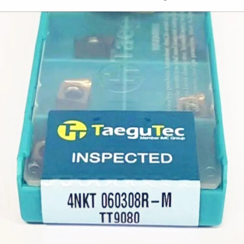 4NKT060308R M TT9080 Inserto in Metallo Duro Utensile di Tornitura in Metallo Taegutec Cnc Utensili di Tornitura Carburo di Tungsteno 4NKT 060308R Utensili da Taglio