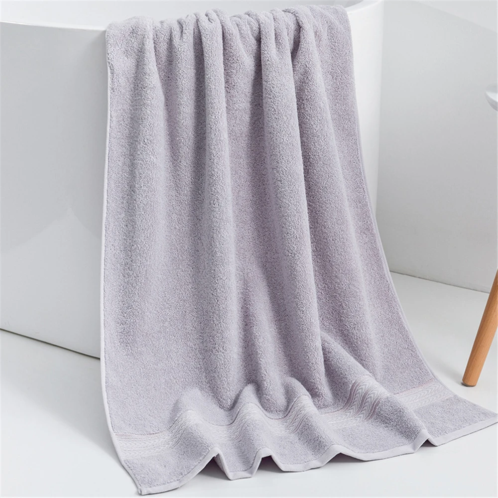 

2pcs 100 Cotton Big Bath Towel 500g for Men Women Adult 70*140 Bathroom Winter High Quality