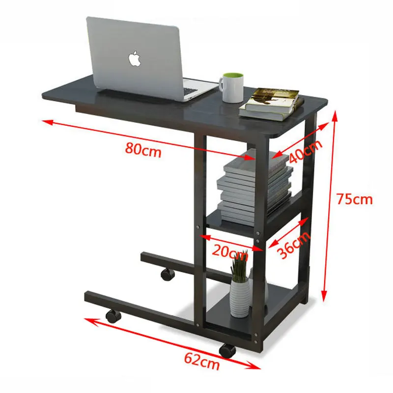 Computer desk for home dormitory, convenient removable simple desk notebook desk student computer desk