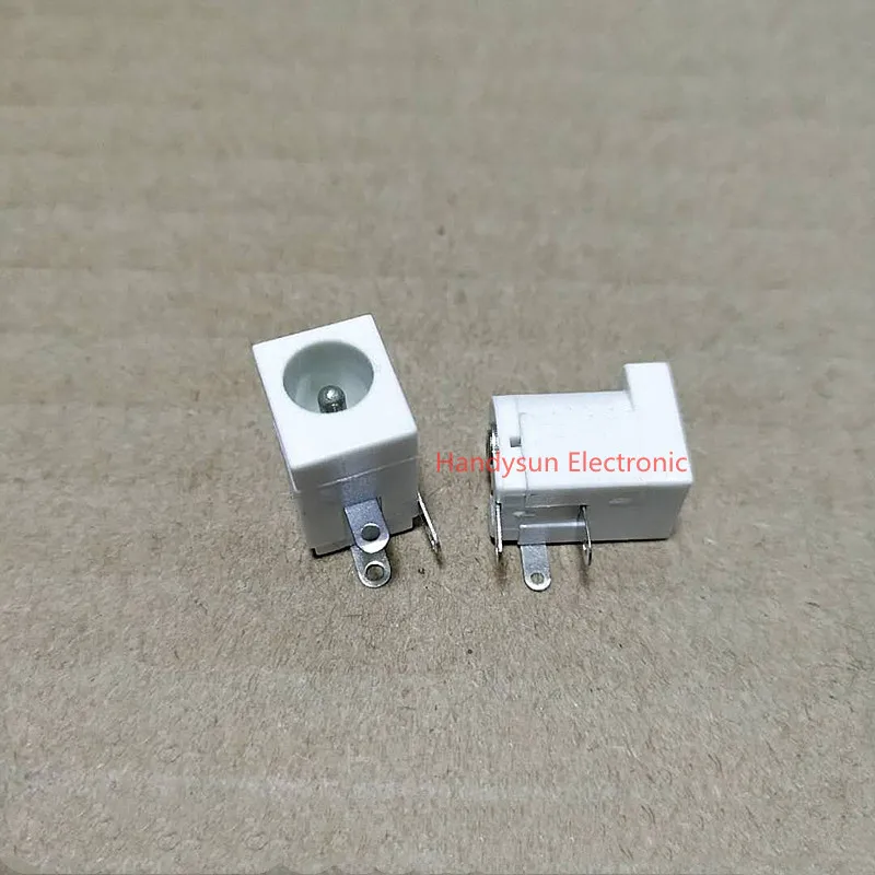 10個DC-005 5.5x2.1 3ピンDC電源ソケット充電アダプターパネルマウントコネクタアダプタ