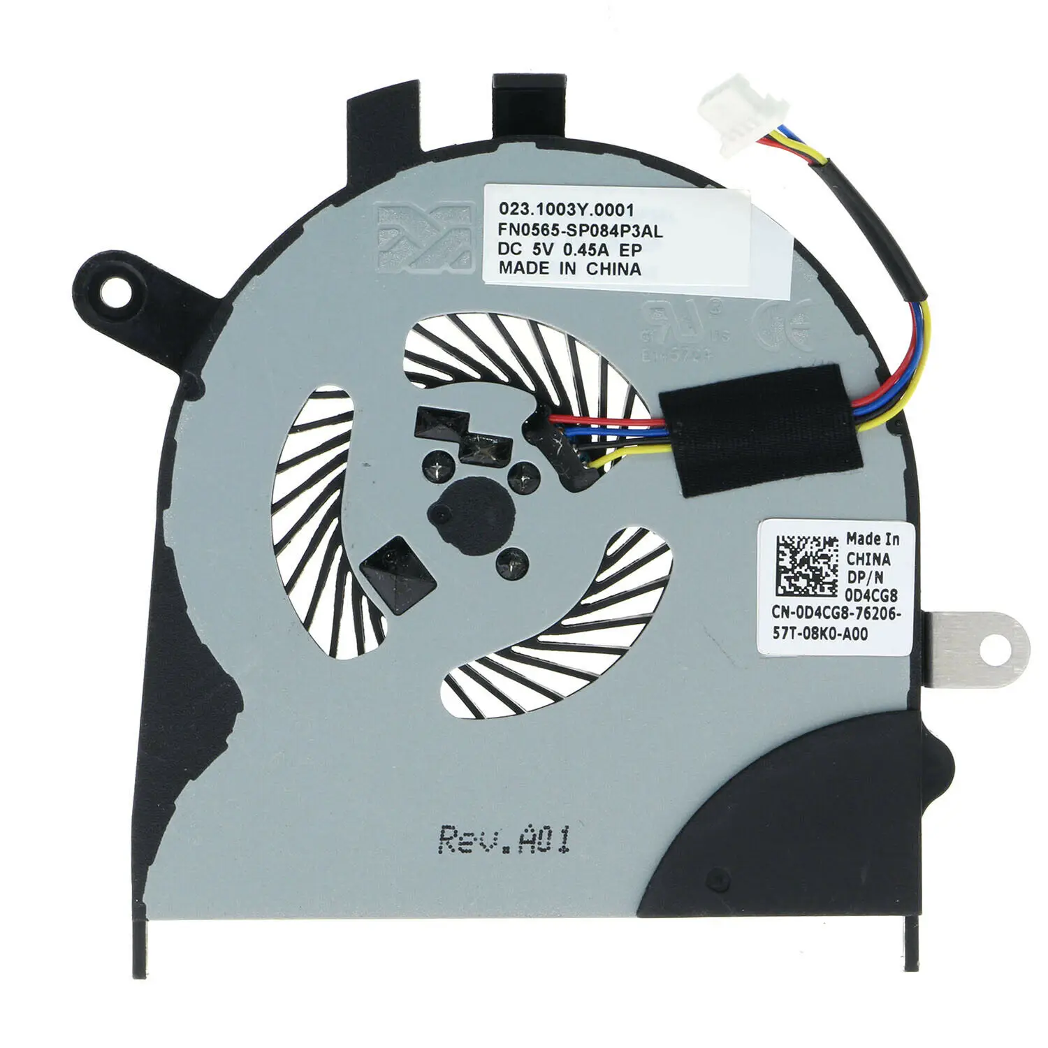 

JIANGLUN NEW D4CG8 CPU Cooling Fan For Dell Inspiron 13 7353 7359 7453 P57G i7353 i7359