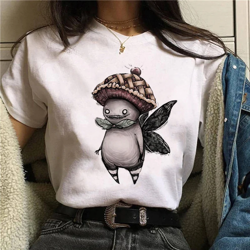 Women's 2022 Merry Christmas Women's T-shirt New Year Funny Cute Season Print Top Winter Pattern T-shirt Clothing T-shirt.