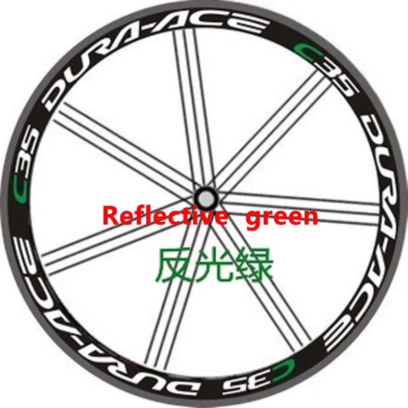 C35 road bicycle wheel stickers High quality decals 35mm rim depth decals bike wheel Reflective stickers for two wheel stickers