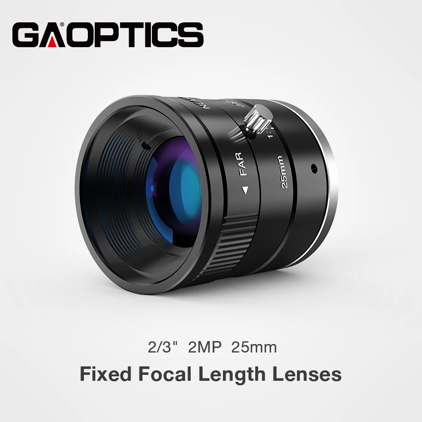 Lentes da Visão da Máquina do Megapixel 25 mm fa da Produção da Fábrica para a Câmera Industrial