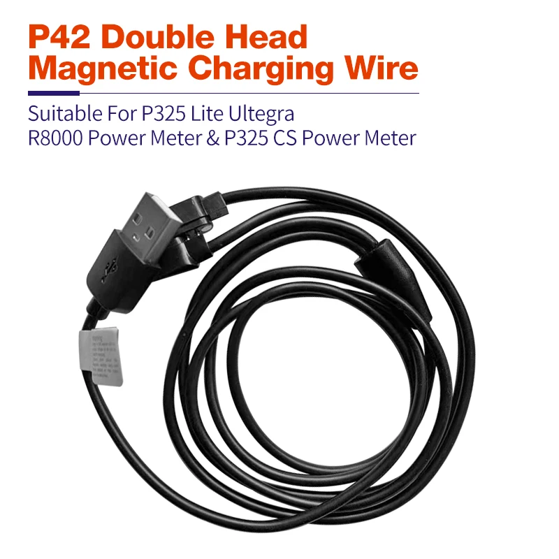 Magene Original Power Meter Charging Cable For P325 CS PES P505 Compatible P325 Lite Ultegra R8000 Dual-Head Magnetic Charging