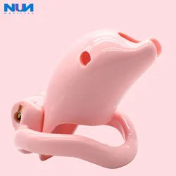 Male Chastity Device With 4 Penis Curved Snap Rings Dolphin Design Sex Toys For Men Chastity Lock Cage Penis Sleeve