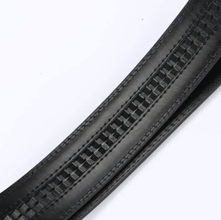men\'s automatic buckle belts No Buckle Belt Brand Belt Men High Quality Male Genuine Strap Jeans Belt free shipping 3.5cm belts