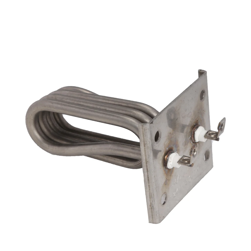 3300W 240V Electric Heating Element for Electric Barrels SUS304 , Squre Cap Size 65x60mm Steam Can Tubular Element