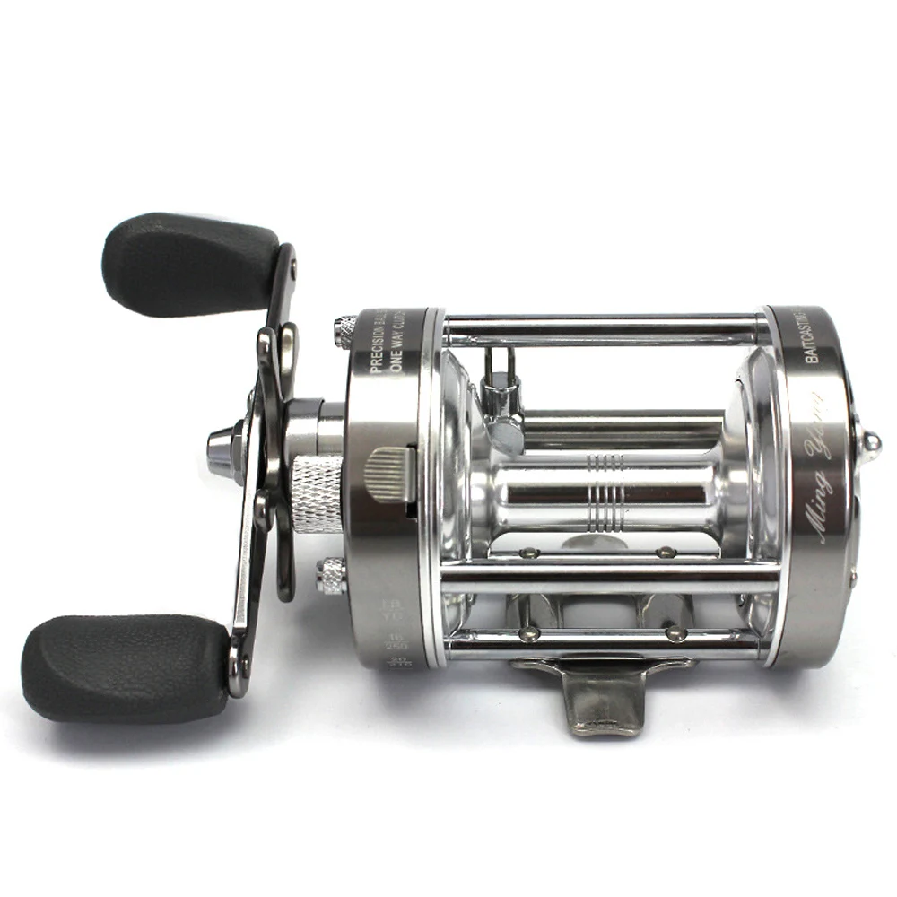 40#-60# Strong Trolling Reel Reinforced All Metal Saltwater Sea Boat Fishing Baitcasting Drum Wheel for Catfish Musky Bass Surf
